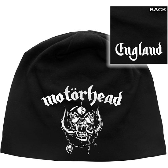 Motorhead Unisex Beanie Hat: England - Motörhead - Produtos -  - 5056170620314 - 