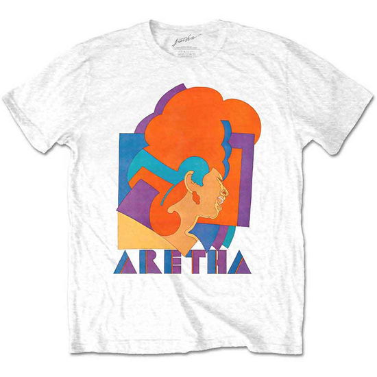 Cover for Aretha Franklin · Aretha Franklin Unisex T-Shirt: Milton Graphic (White) (T-shirt) [size L] (2022)