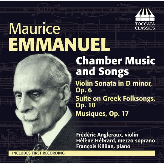 Cover for M. Emmanuel · Chamber Music &amp; Songs (CD) (2014)