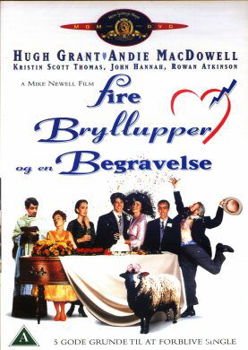 Cover for Fire Bryllupper og en Begravel · 4 Bryllupper og 1 Be (DVD) (2010)