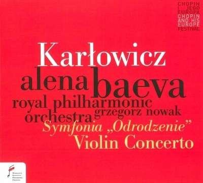 Cover for Baevano / Nowak / Royal Philharmonic Orchestra · Rebirth Symphony / Violin Concerto (CD) (2019)