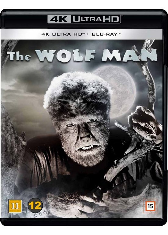 Cover for Universal Monsters · The Wolf Man (1941) (4K UHD + Blu-ray) (2022)