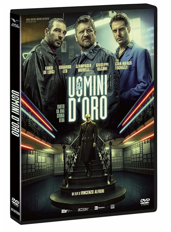 Cover for Fabio De Luigi,edoardo Leo,giampaolo Morelli,gianmarco Tognazzi · Uomini D'oro (Gli) (DVD) (2020)