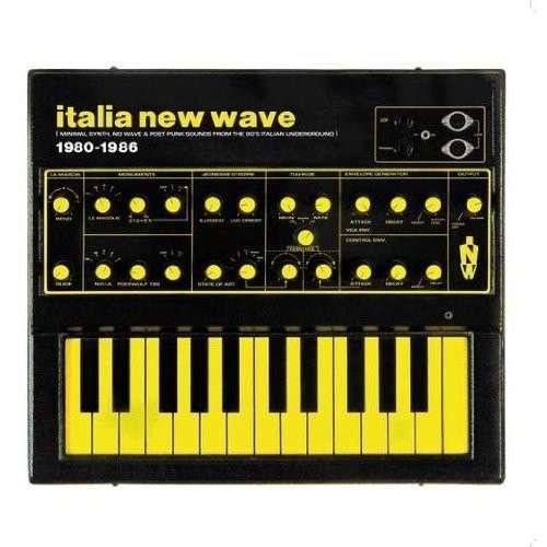 Cover for Italia New Wave - Minimal Synth, New Wave &amp; Post Punk from the 80's (Transparent Yellow) · Italia New Wave (LP) (2020)