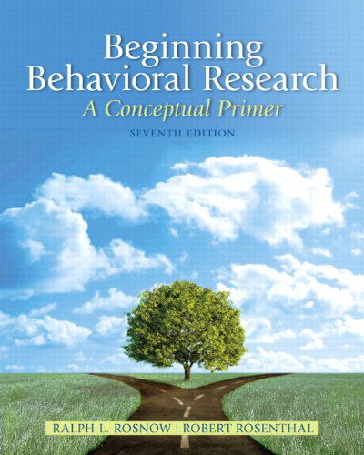 Cover for Robert Rosenthal · Beginning Behavioral Research: a Conceptual Primer (7th Edition) (Hardcover Book) (2012)