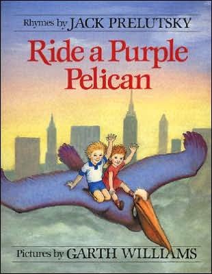 Cover for Jack Prelutsky · Ride a Purple Pelican (Gebundenes Buch) [1st edition] (1986)