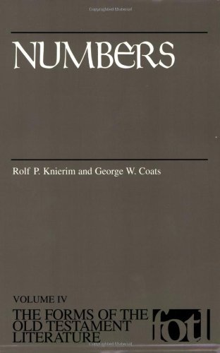 Cover for Coats, George , W. · Forms of Old Testament Literature: Numbers (Pocketbok) (2005)