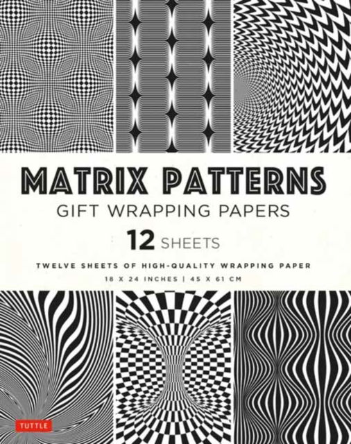 Matrix Patterns Gift Wrapping Papers - 12 sheets: 18 x 24 inch (45 x 61 cm) Wrapping Paper (Pocketbok) (2024)