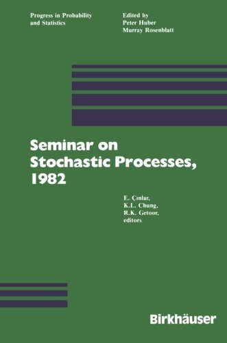Cover for E. Cinlar · Seminar on Stochastic Processes, 1982 - Progress in Probability (Paperback Book) [Softcover Reprint of the Original 1st Ed. 1983 edition] (1983)
