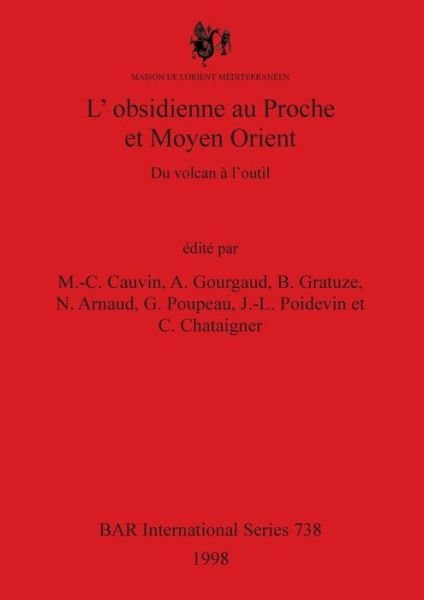 Cover for M. -C Cauvin · L'Obsidienne Au Proche Et Moyen Orient (Hardcover bog) (1998)