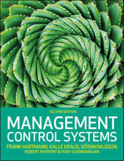 Management Control Systems, 2e - Frank Hartmann - Books - McGraw-Hill - 9781526848314 - November 4, 2020