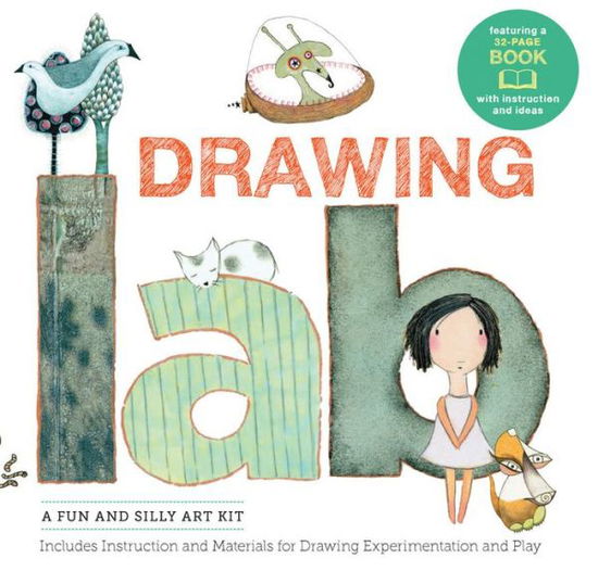 Cover for Carla Sonheim · Drawing Lab Kit: A Fun and Silly Art Kit, Includes Instructions and Materials for Drawing Experimentation and Play Burst: featuring a 32-page book with instructions and ideas (Paperback Book) (2014)