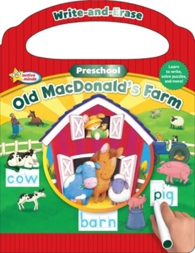 Cover for Sequoia Children's Publishing · Active Minds Write-And-Erase Preschool Old Macdonald's Farm (Board book) (2023)