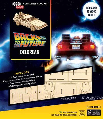 Cover for Insight Editions · IncrediBuilds: Back to the Future: DeLorean Book and 3D Wood Model - Incredibuilds (Bok) (2020)