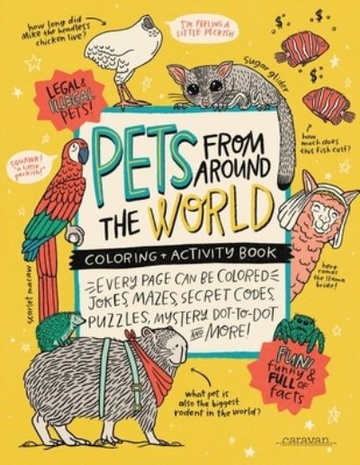 Cover for Alma Loveland · PETS from around the WORLD Coloring + Activity Book (Paperback Book) (2020)