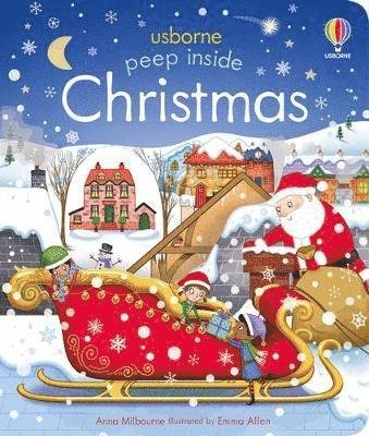 Cover for Anna Milbourne · Peep Inside Christmas: A Christmas Book for Children - Peep Inside (Kartongbok) (2021)