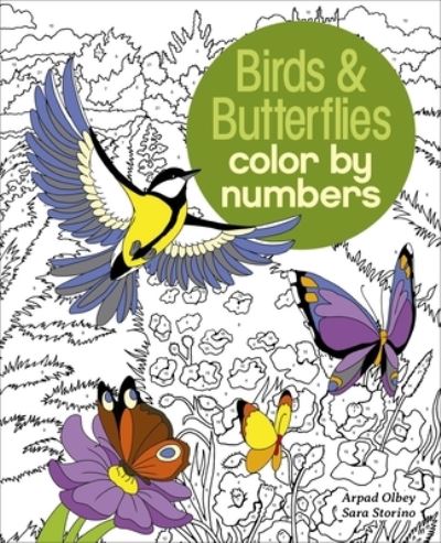 Cover for Sara Storino · Birds and Butterflies Color by Numbers (Book) (2020)