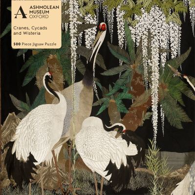 Adult Jigsaw Puzzle Ashmolean: Cranes, Cycads and Wisteria (500 pieces): 500-Piece Jigsaw Puzzles - 500-piece Jigsaw Puzzles -  - Jeu de société - Flame Tree Publishing - 9781839647314 - 13 octobre 2021