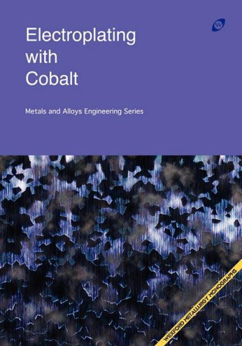 Cover for Herbert T. Kalmus · Electroplating with Cobalt (Metals and Alloys Engineering Series) (Paperback Book) (2008)