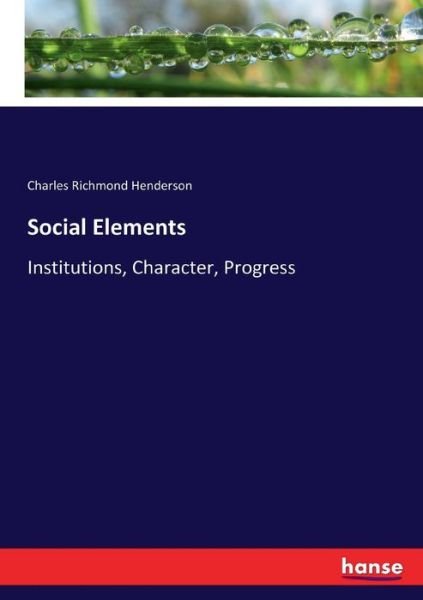 Cover for Henderson · Social Elements (Bok) (2017)