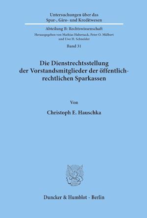 Cover for Hauschka · Die Dienstrechtsstellung der V (Book) (1981)