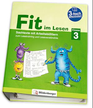 Cover for Sabine Stehr · Fit im Lesen - Sachtexte, Klasse 3 (Lösa papper) (2019)