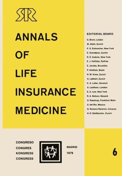 Cover for E Tanner · Annals of Life Insurance Medicine 6 (Paperback Bog) [Softcover reprint of the original 1st ed. 1980 edition] (2011)