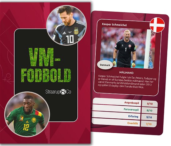 Cover for Asker Hedegaard Boye · Spil &amp; Læs: VM-fodbold (kortspil) (Løsblad) [1. udgave] (2022)
