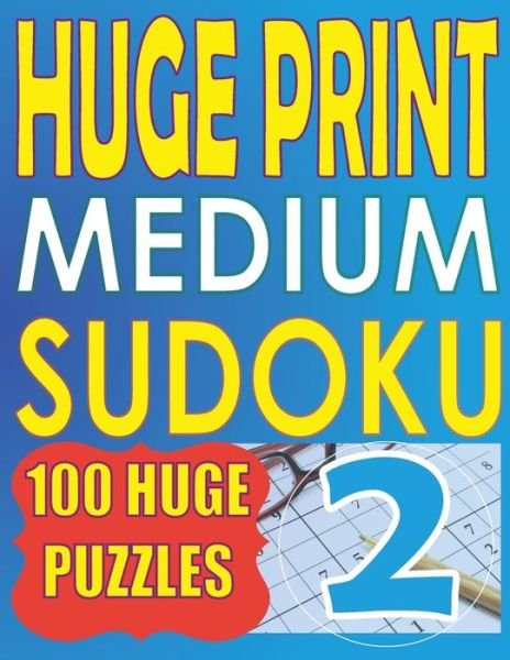 Cover for Cute Huur · Huge Print Medium Sudoku 2 (Paperback Book) (2020)
