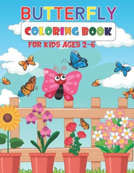 Cover for Msr Publication · Butterfly Coloring Book for Kids Ages 2-6: Butterflies Coloring Book for Kids - Gift Idea for Girls and Boys. (Paperback Bog) (2021)