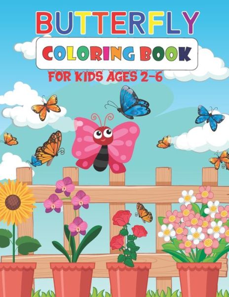 Cover for Msr Publication · Butterfly Coloring Book for Kids Ages 2-6: Butterflies Coloring Book for Kids - Gift Idea for Girls and Boys. (Paperback Book) (2021)