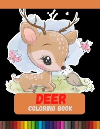 Deer Coloring Book - DXL Print - Bøger - Independently Published - 9798582383314 - 17. december 2020