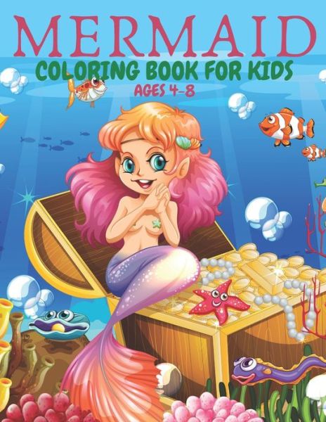 Cover for Rife Pipe · Mermaid Coloring Book for Kids Ages 4-8 (Paperback Book) (2020)