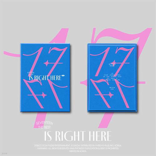 Cover for SEVENTEEN · 17 Is Right Here - Best Album (CD/Merch) [Dear 2CD incl. Weverse GIFT BUNDLE edition] (2024)