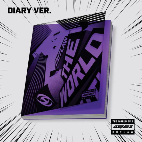 Cover for Ateez · World Ep.2 : Outlaw - Diary Ver. (CD) (2023)