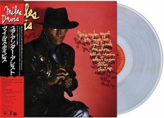 Cover for Miles Davis · Youre Under Arrest (LP) [Crystal Clear Vinyl edition] (2023)