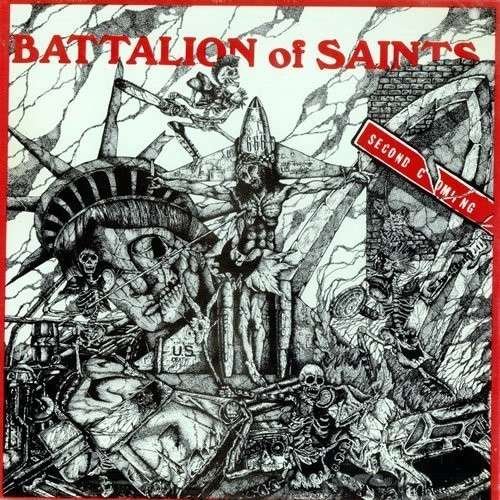 Cover for Battalion of Saints · Second Coming / Live at Cbgb's 1984 (LP) [High quality, Limited edition] (2013)