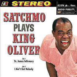 Cover for Louis &amp; His All Sta Armstrong · Satchmo Plays King Oliver (LP) [Audiophile edition] (2019)