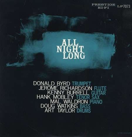 Cover for Prestige All-Stars · All Night Long (LP) [High quality, Limited edition] (1990)