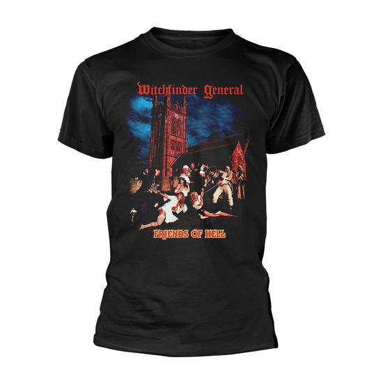 Cover for Witchfinder General · Friends of Hell (T-shirt) [size S] [Black edition] (2018)