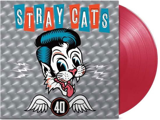 Cover for Stray Cats · 40 LP Red (LP) [Coloured edition] (2020)