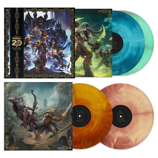 Cover for World Of Warcraft: 20 Years Of Music (LP) [Seasons of Azeroth color vinyl edition] (2025)