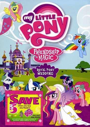 Cover for DVD · My Little Pony: Friendship is Magic: Royal Pony Wedding (DVD) (2012)