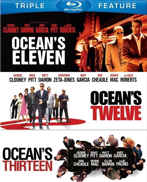 Cover for Ocean's Eleven / Twelve / Thirteen (Blu-ray) (2012)