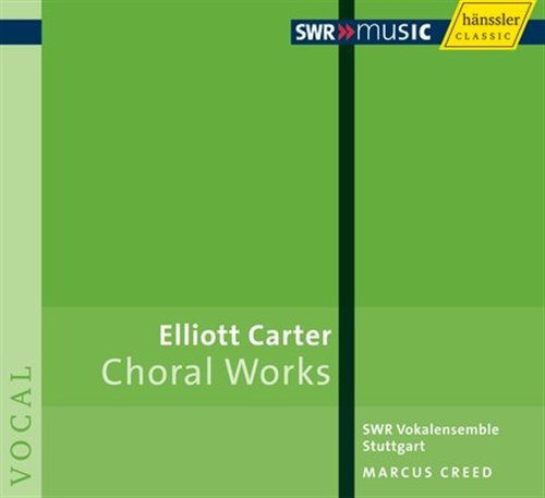 Complete Choir Works - Carter / Stuttgart Swr Vocal Ensemble / Creed - Musik - HANSSLER - 4010276021315 - 8. september 2009