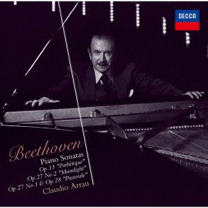 Cover for Claudio Arrau · Beethoven: Piano Sonatas Nos.8, 13, 14 &amp; 15 (CD) [Japan Import edition] (2021)