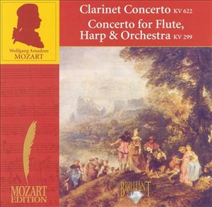 Cover for De Boer H. / Nieuw Sinfonietta Amsterdam / Markiz Lev / Grauwels M. / Herbert G. / Les Violons Du Roy / Labadie Bernard · Clarinet Concerto Kv 622 / Concerto for Flute, Harp &amp; Orchestra Kv 299 (CD) (1995)