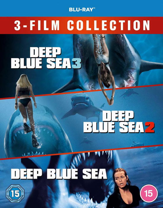 Cover for Deep Blue Sea 3 Film Coll. Bds · Deep Blue Sea 3 Film Collection (Blu-ray) (2020)