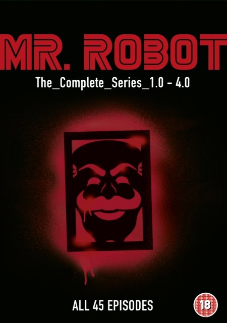 Cover for Mr Robot S14 DVD · Mr Robot Seasons 1 to 4 Complete Collection (DVD) (2020)