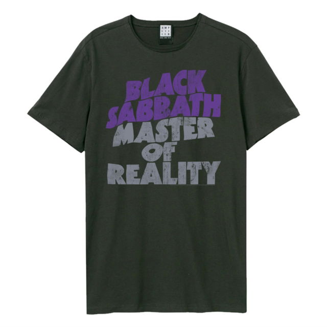 Black Sabbath Black Sabbath Master Of Reality Amplified Small Vintage Charcoal T Shirt T shirt